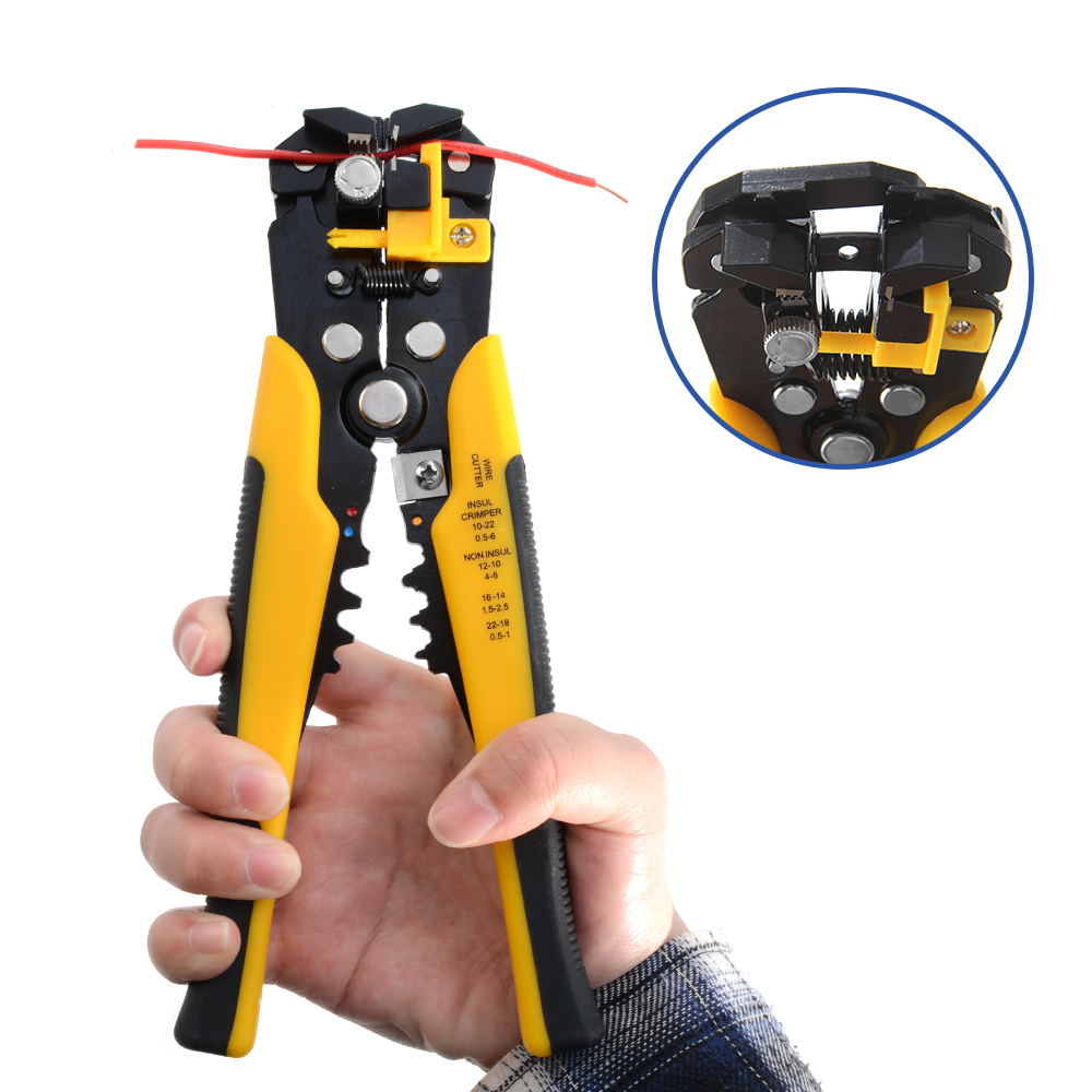 Automatic Wire Stripper Cutter - Adjustable Automatic Wire Stripper Crimping Pliers
