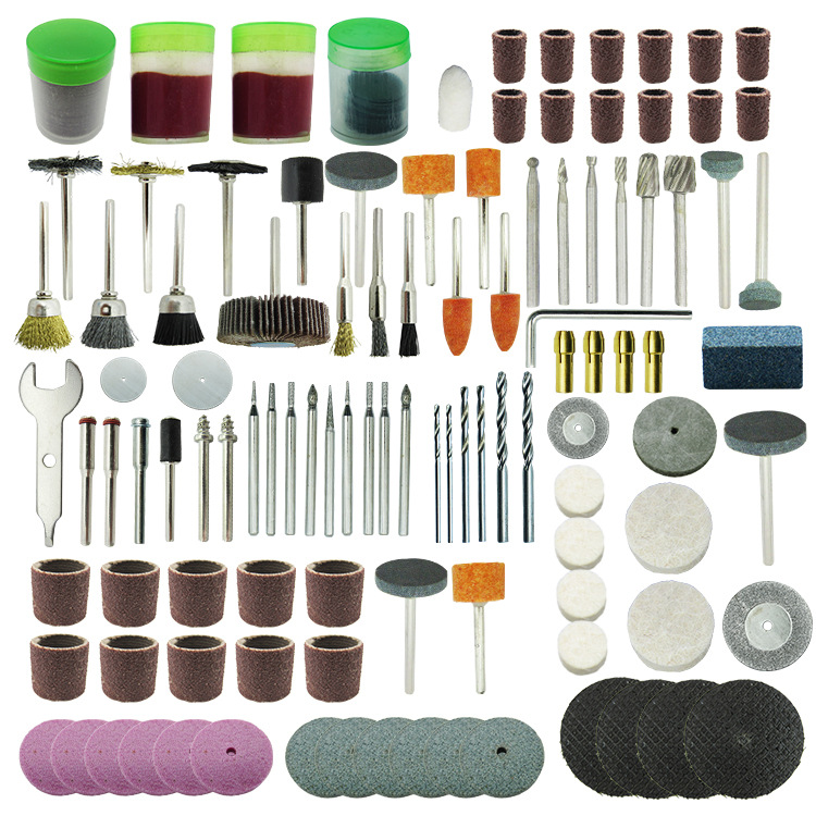 Cordless Rotary Tool Kit Accessories - 166Pcs Rotary Tool Accessory Set Fits