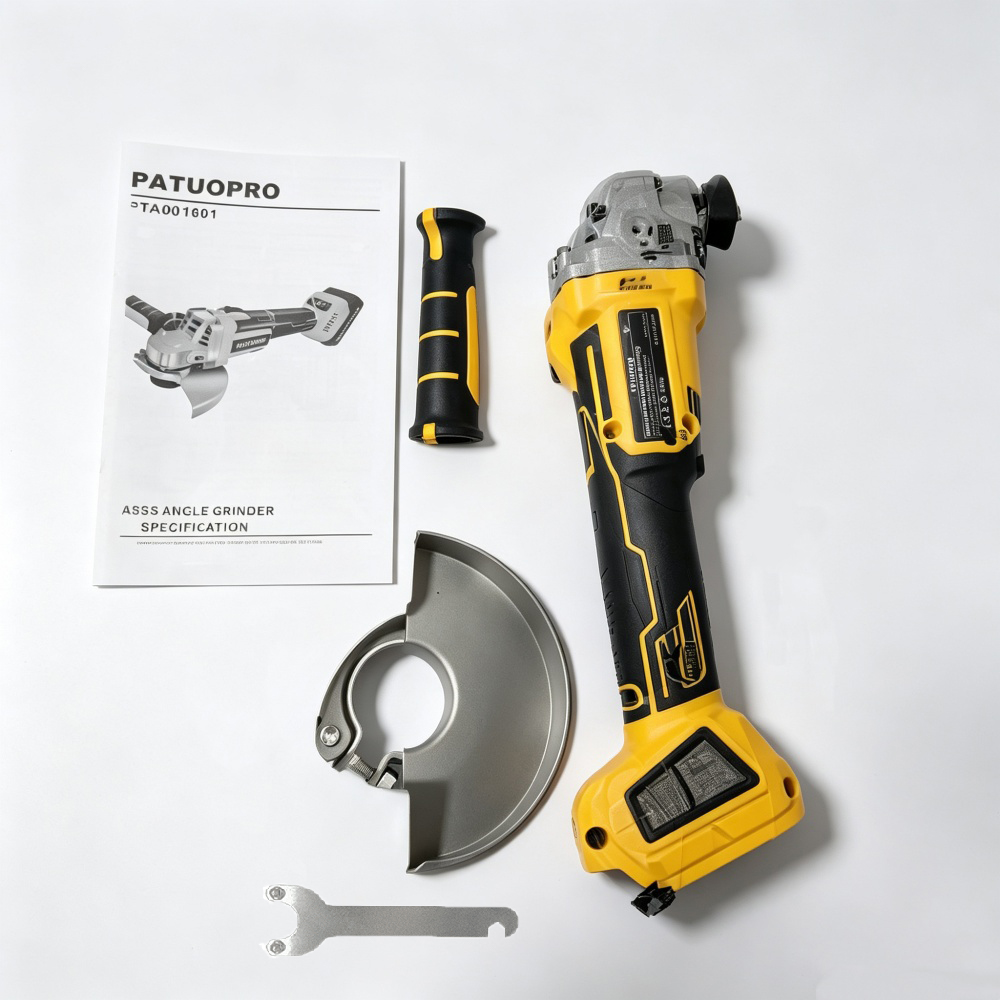 Brushless Angle Grinder Battery Powered - PATUOPRO M14 Brushless Electric Angle Grinder