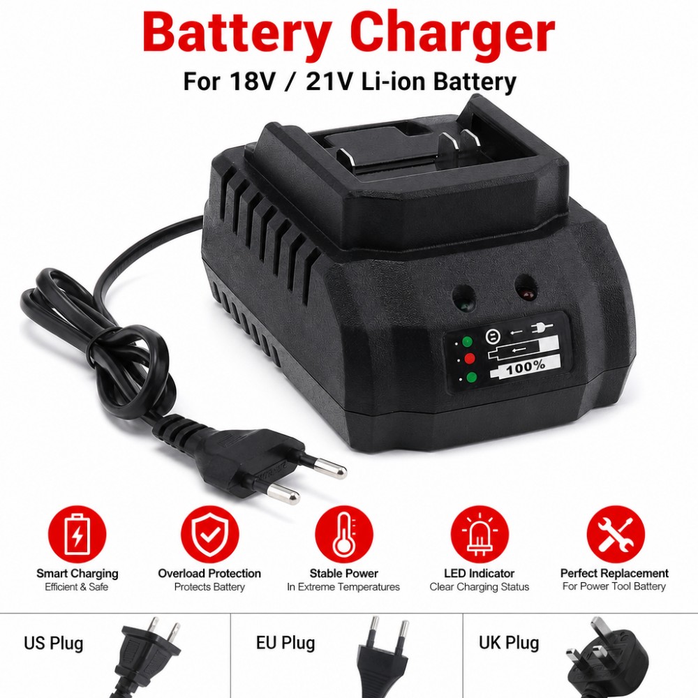 18V 21V Battery Charger Compat - đánh giá và giá Brushless Cordless Electric Drill 18V