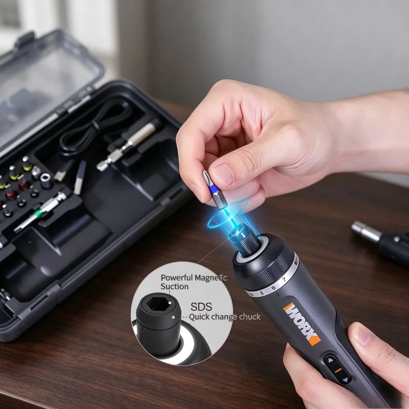 WORX WX242 Electrical Screwdri - đánh giá và giá Electric Screwdriver Rechargeable Usb
