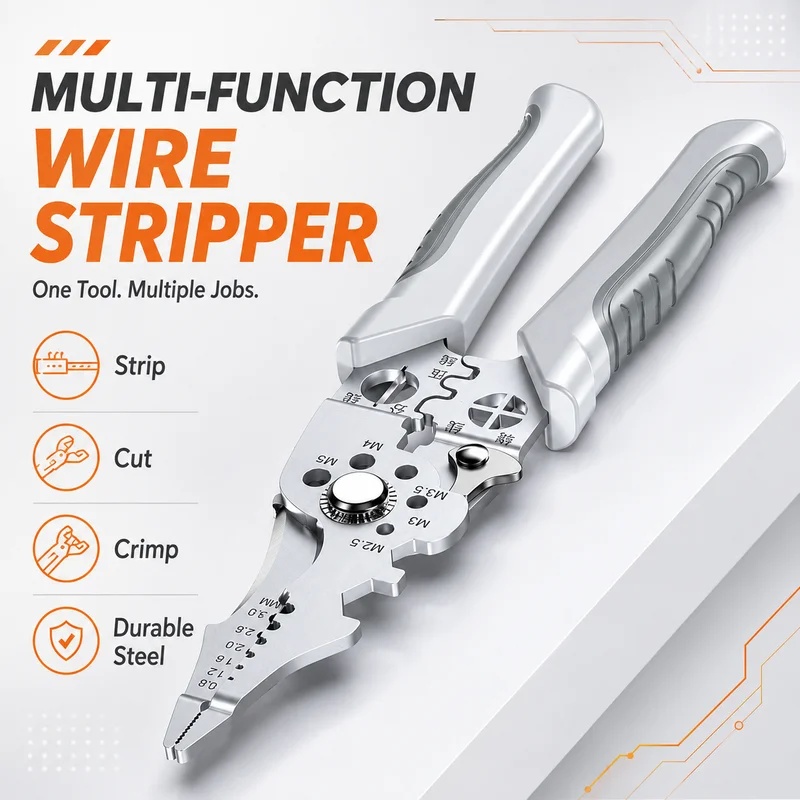 8.5 Inch Heavy Duty Wire Strip - đánh giá và giá Automatic Wire Stripper Cutter