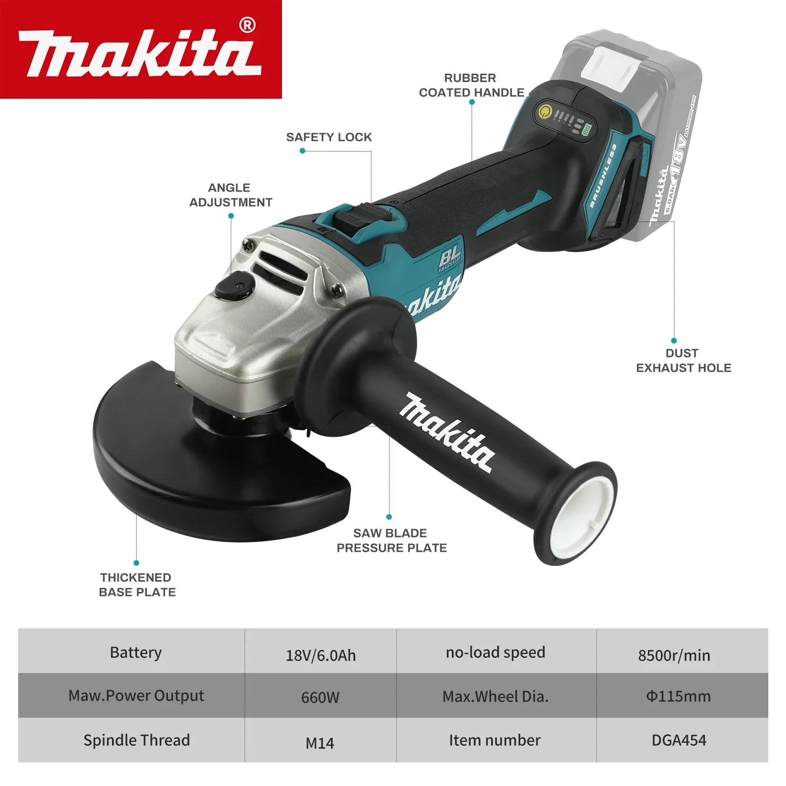 Brushless Lithium Electric Ang - đánh giá và giá Brushless Angle Grinder Battery Powered