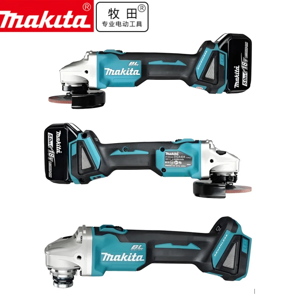 Makita battery DGA404 125mm An - đánh giá và giá Brushless Angle Grinder Battery Powered